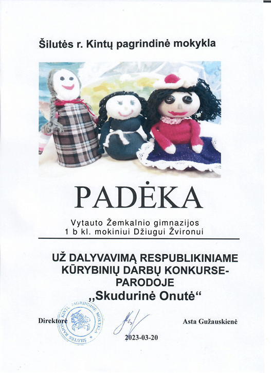 Padėka Džiugui-1